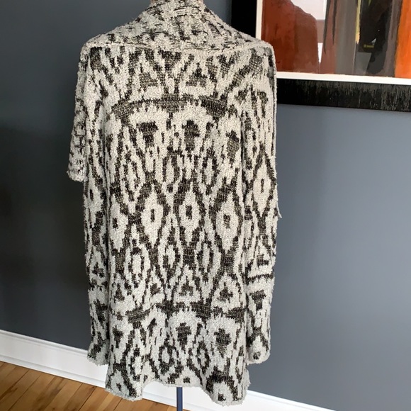 COPY - Lucky Brand gray/black metallic boucle cardigan, S - Picture 6 of 8